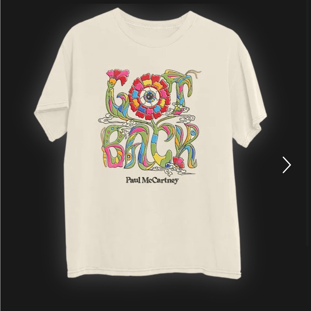 Paul McCartney Got Back 2025 Floral Tour Shirt XL